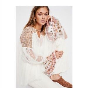 FREEPEOPLE TULLE blouse NWT